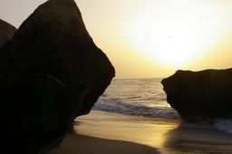 rocks on turtle beach