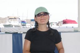 taeko on the dive boat