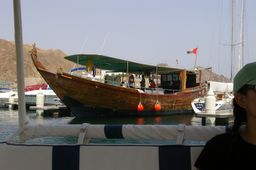 dhow in the harbour