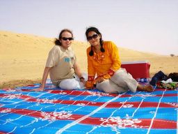 lunch time in the shade